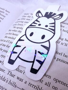 Zebra Bookmark | Magnetic